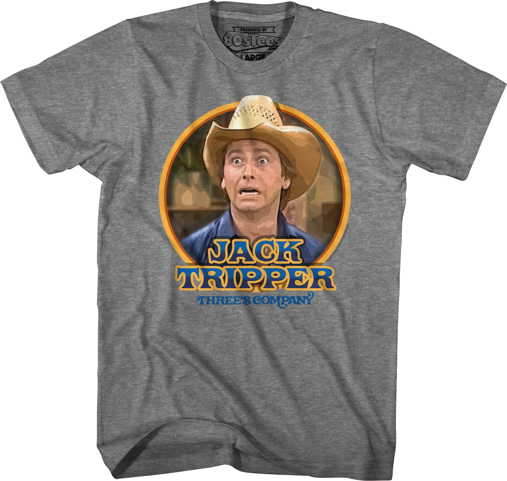 Jack Tripper Circle Three's Company T-Shirt - Image 6