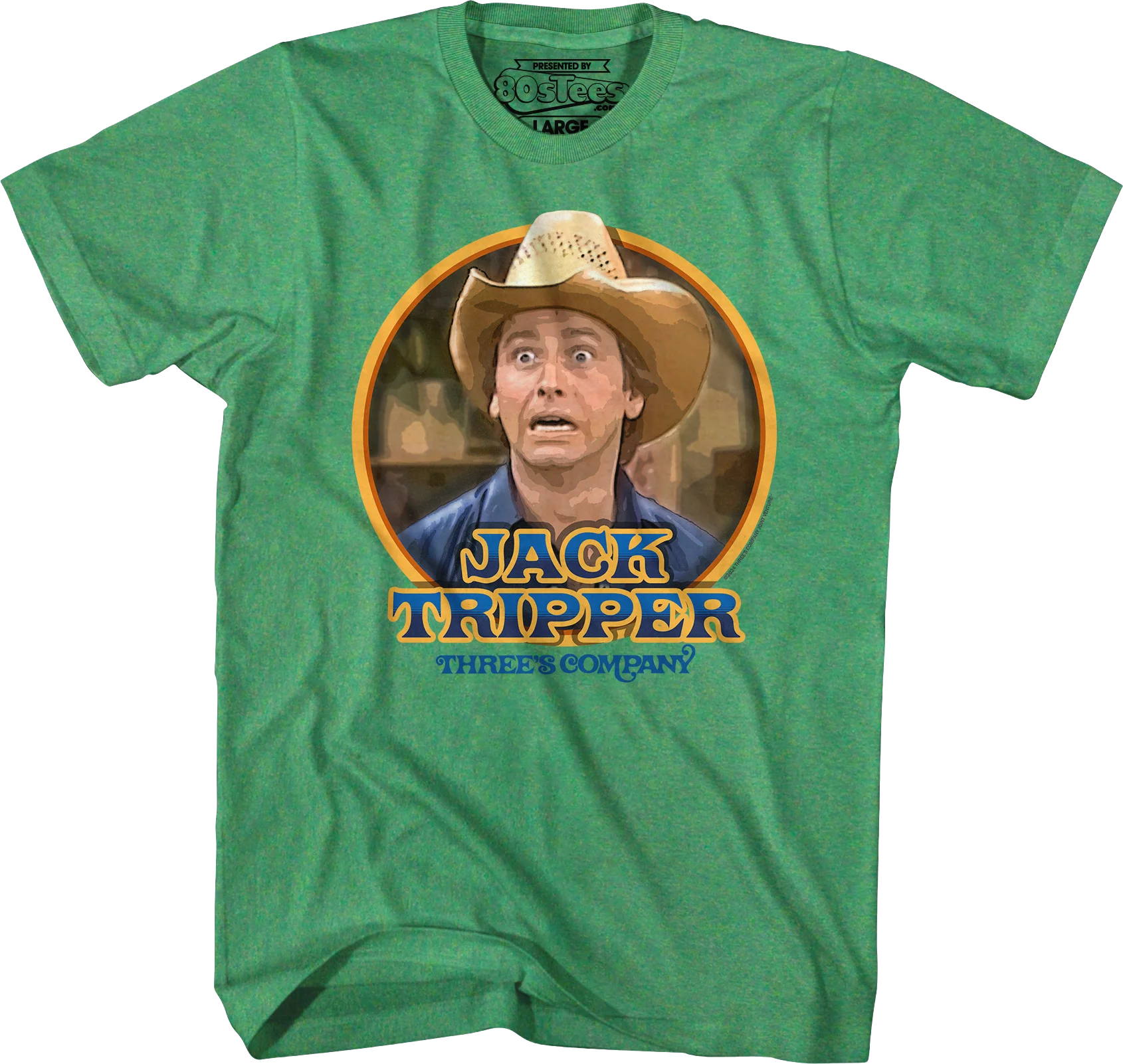 Jack Tripper Circle Three's Company T-Shirt - Image 7