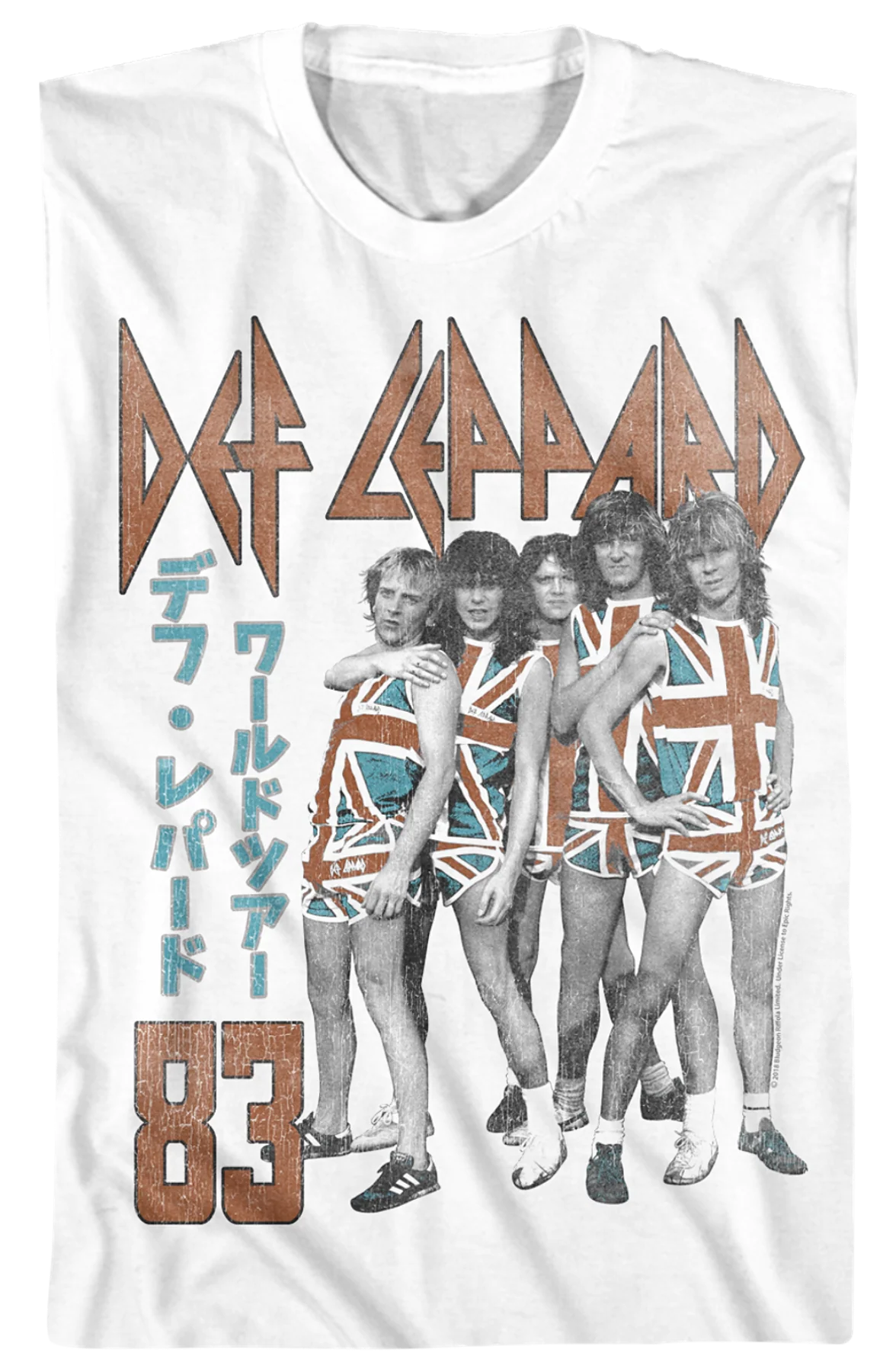 Japanese Def Leppard T-Shirt - Image 2