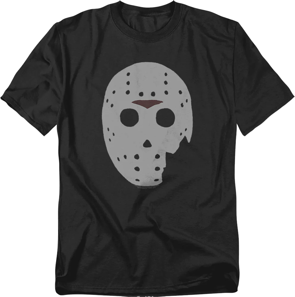 Jason Voorhees Broken Hockey Mask Friday the 13th T-Shirt