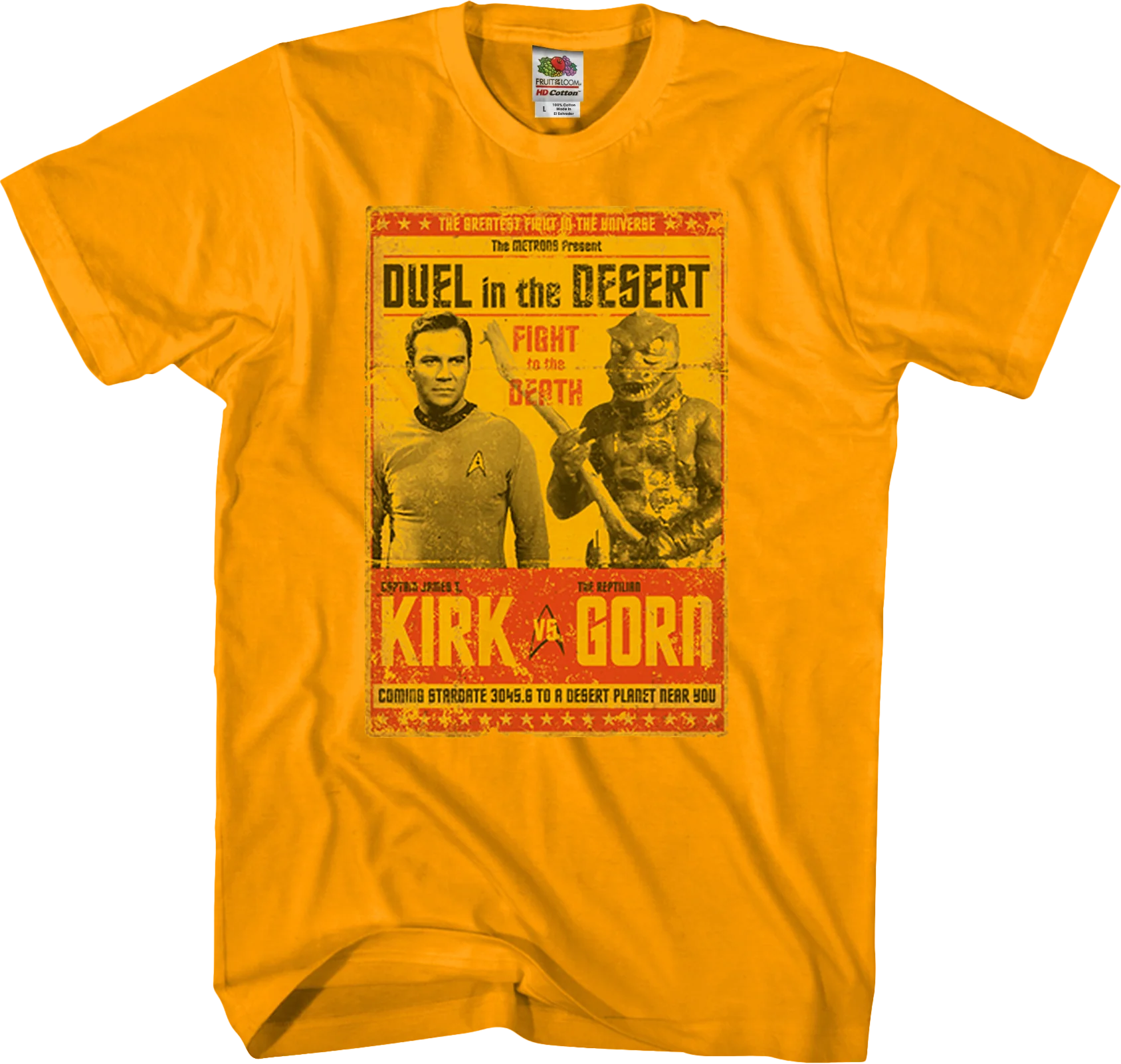 Kirk vs Gorn Star Trek T-Shirt