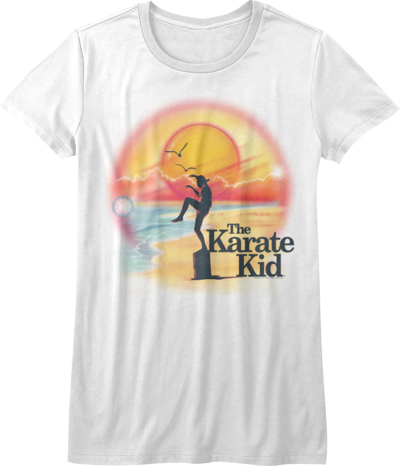 Ladies Airbrush Karate Kid Shirt