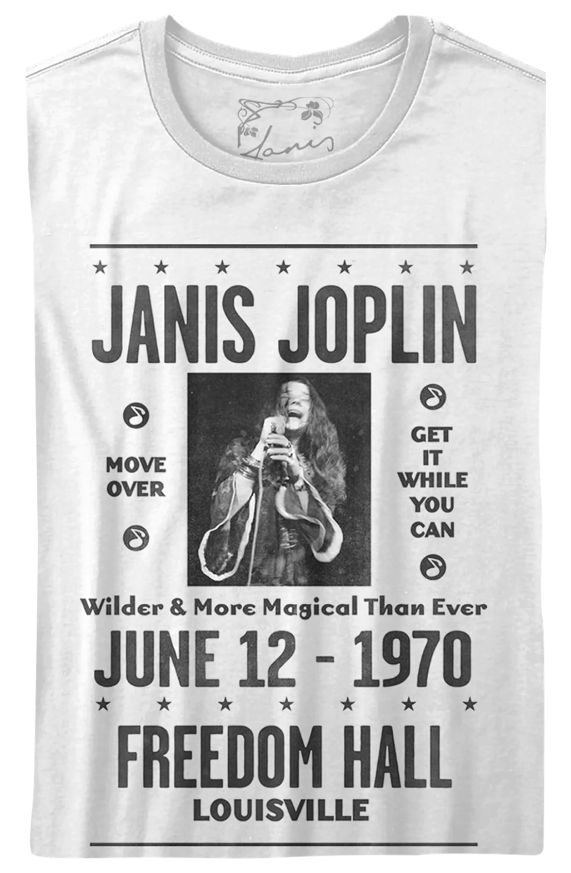 Ladies Freedom Hall Janis Joplin Shirt - Image 2