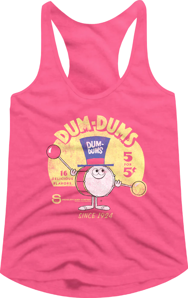 Ladies Since 1924 Dum-Dums Racerback Tank Top