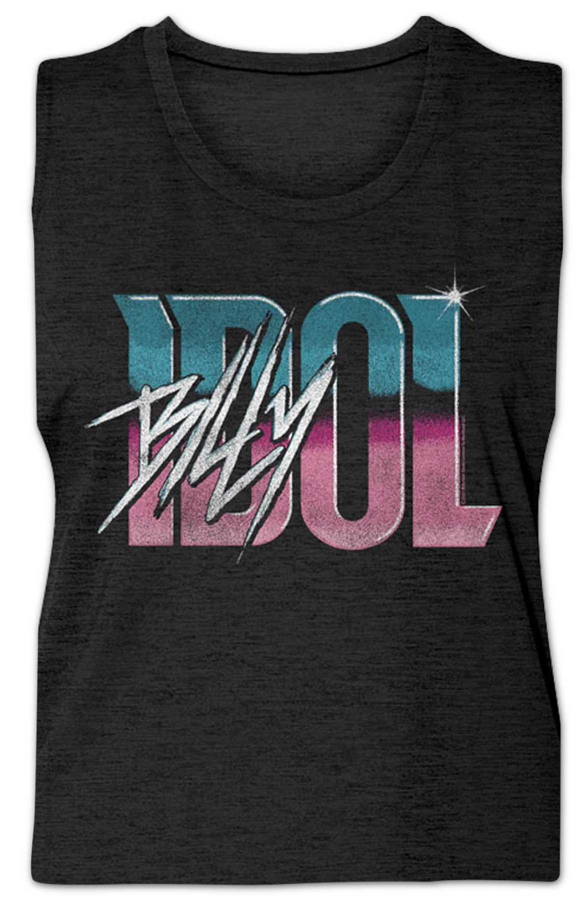 Ladies Vintage Logo Bill Idol Muscle Tank Top - Image 2