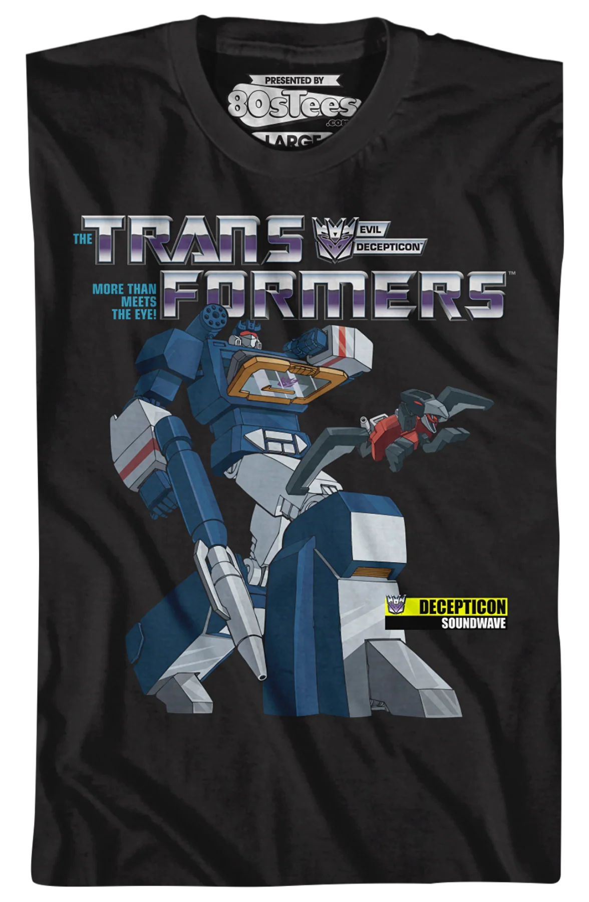 Laserbeak and Soundwave Transformers T-Shirt - Image 2