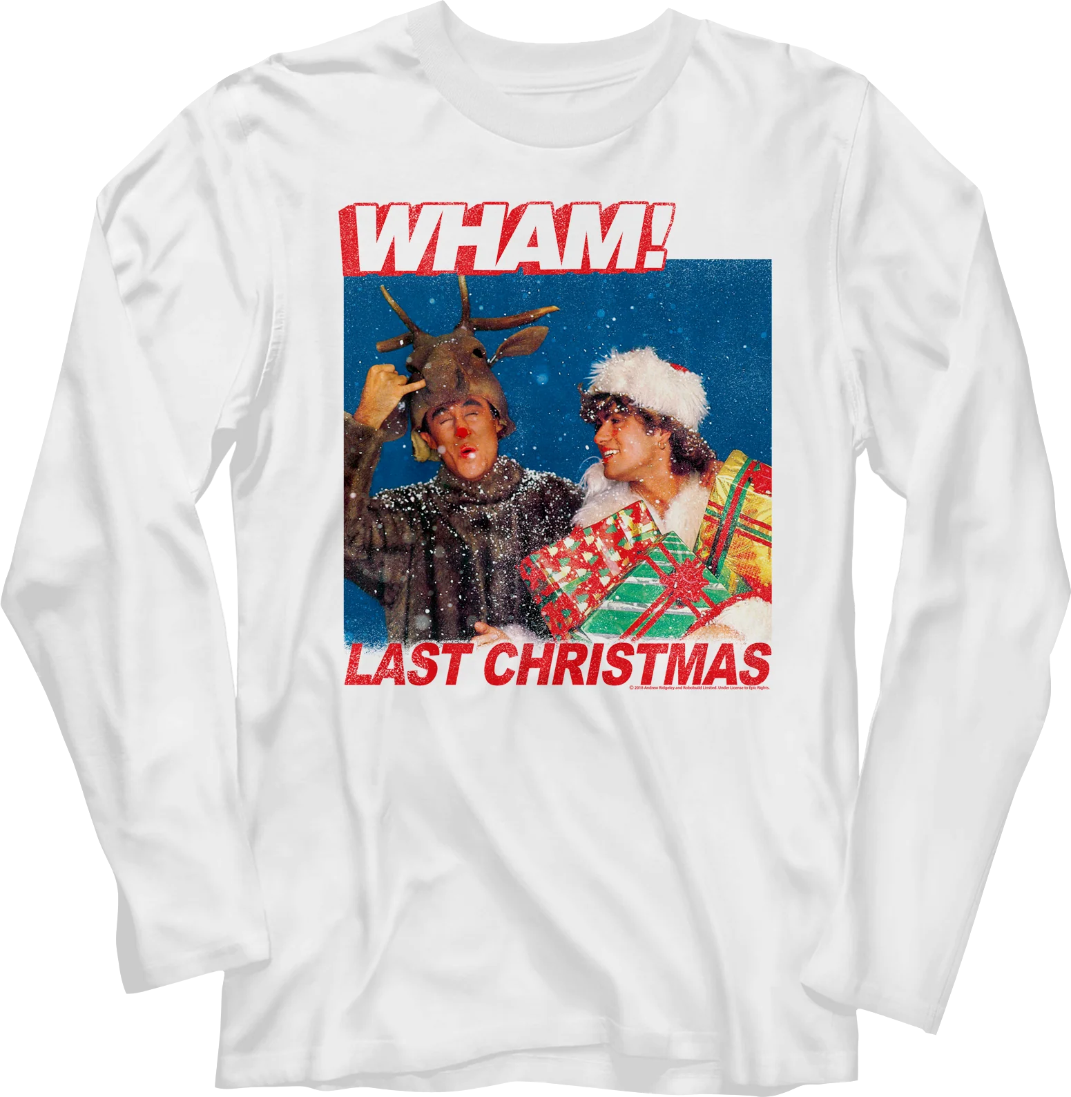 Last Christmas Wham Long Sleeve Shirt