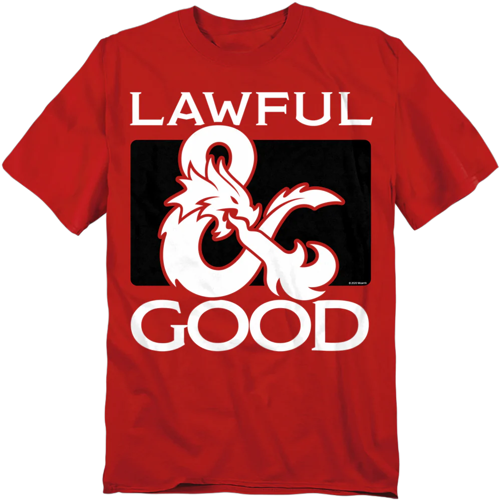 Lawful Good Dungeons & Dragons T-Shirt