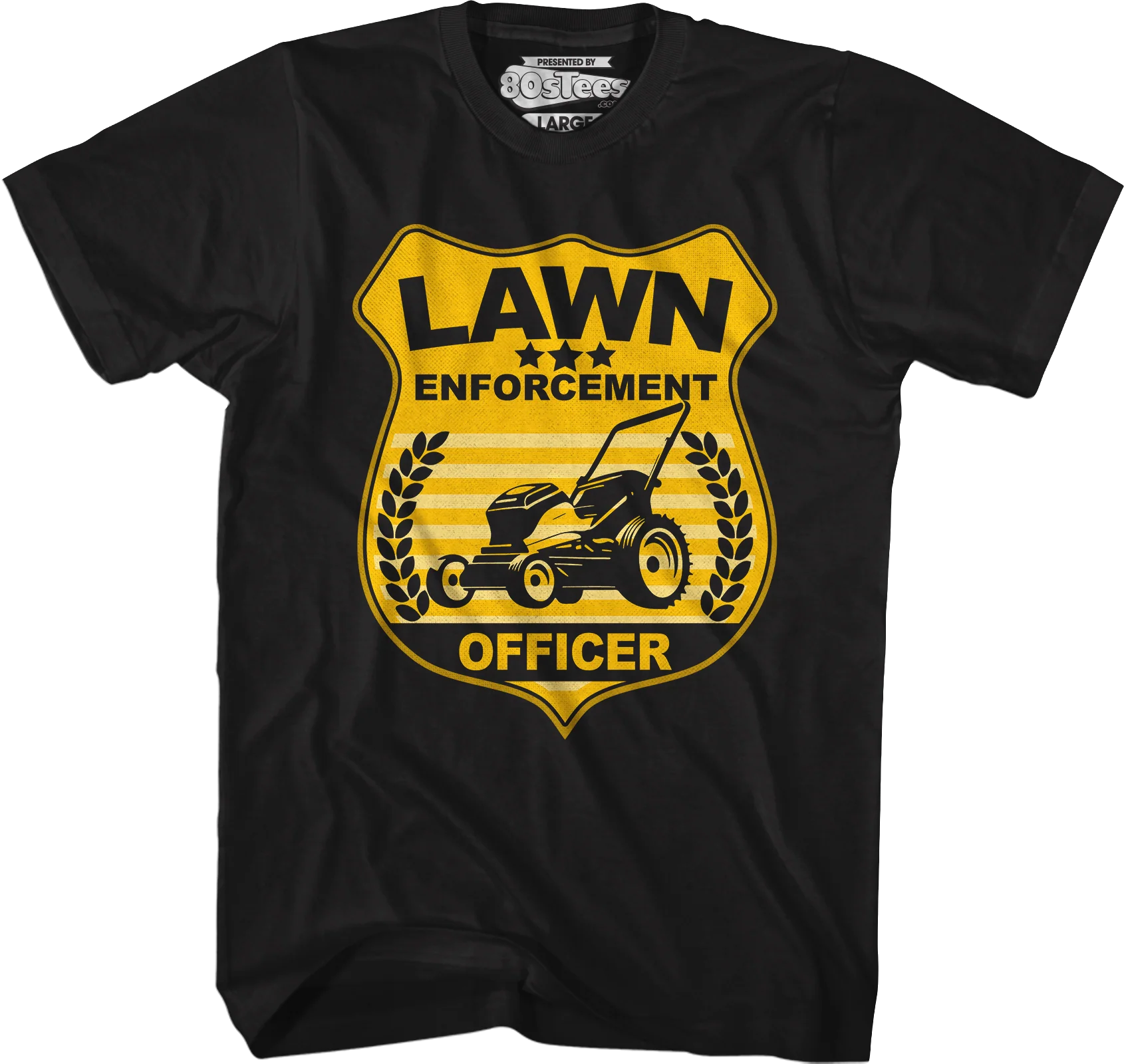 Lawn Enforcement Officer T-Shirt - Image 4