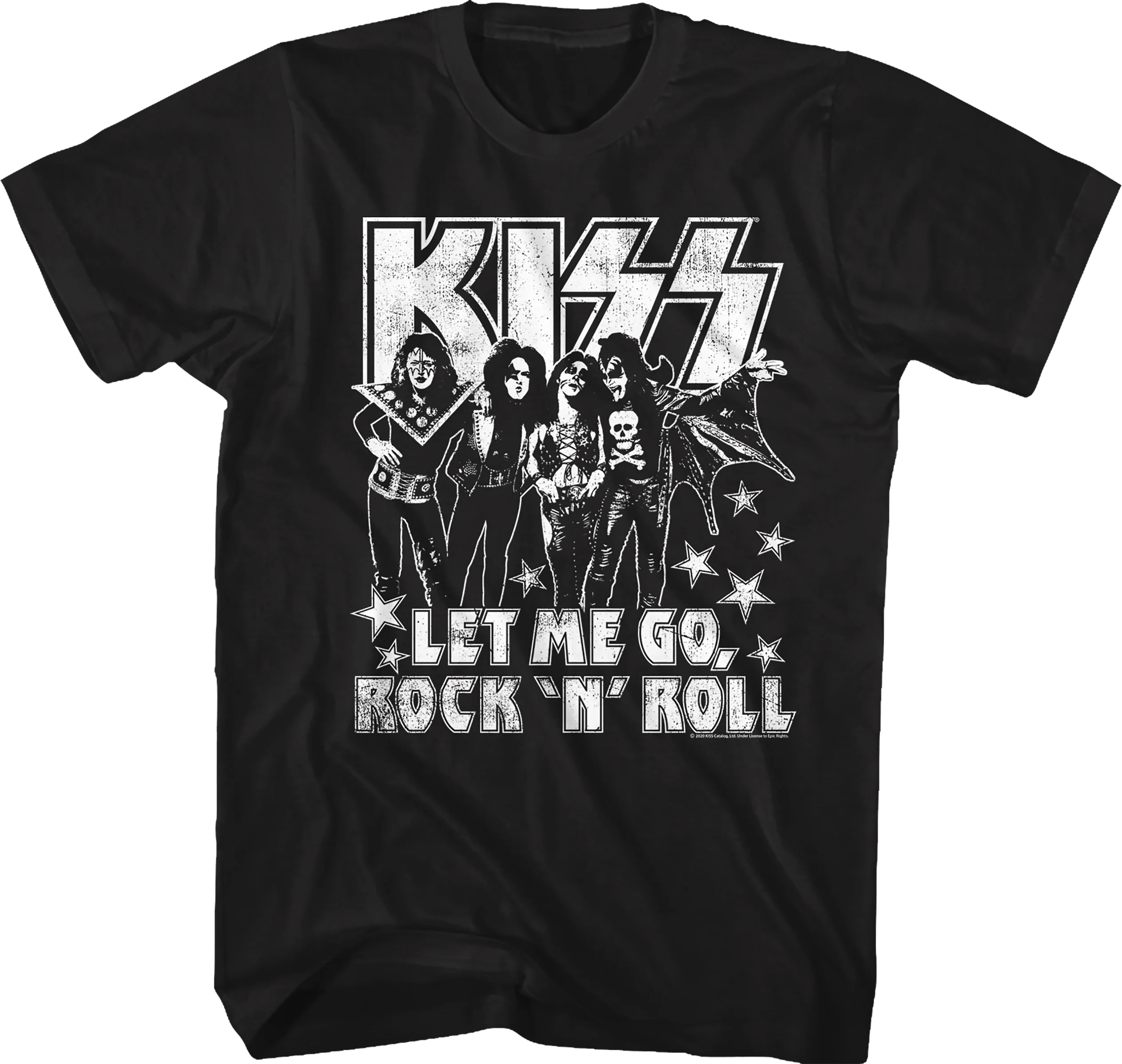 Let Me Go Rock 'N' Roll Kiss T-Shirt