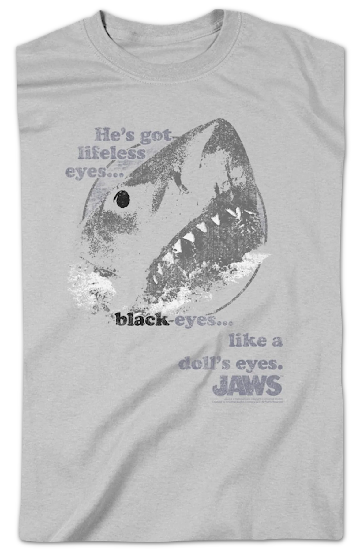 Lifeless Eyes Jaws T-Shirt - Image 2