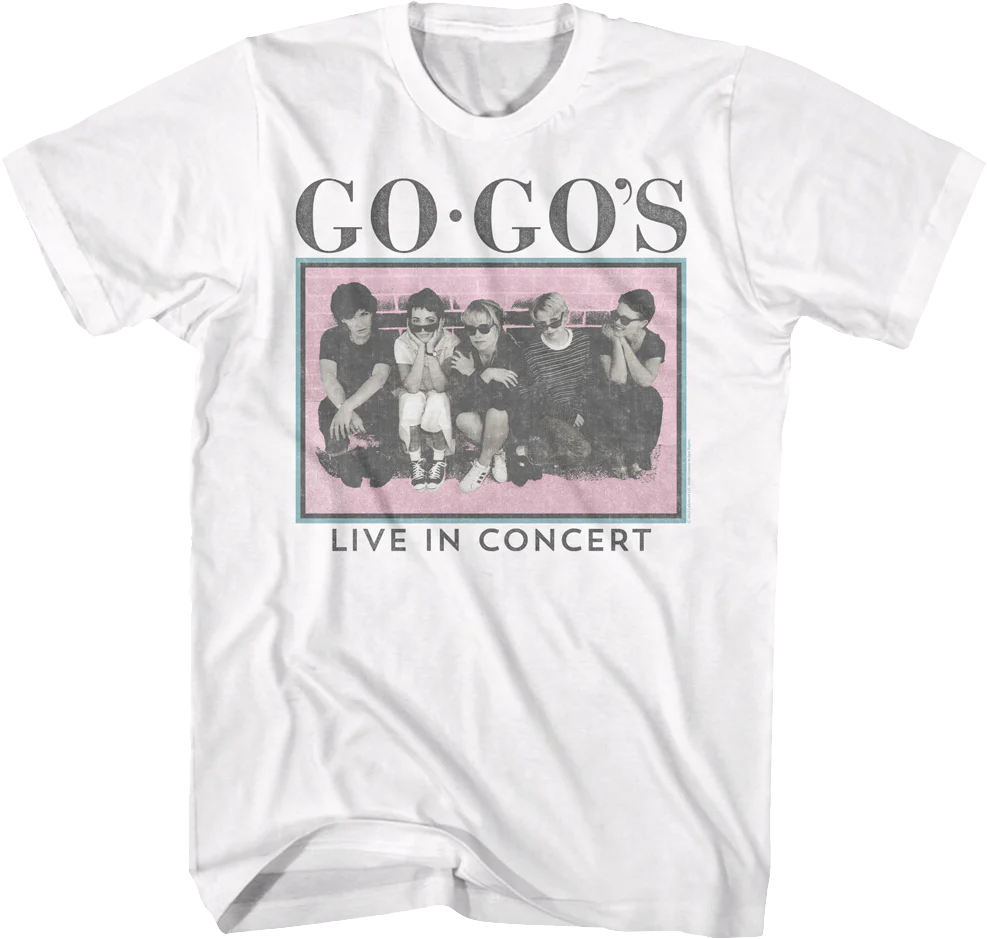 Live In Concert Go-Go's T-Shirt