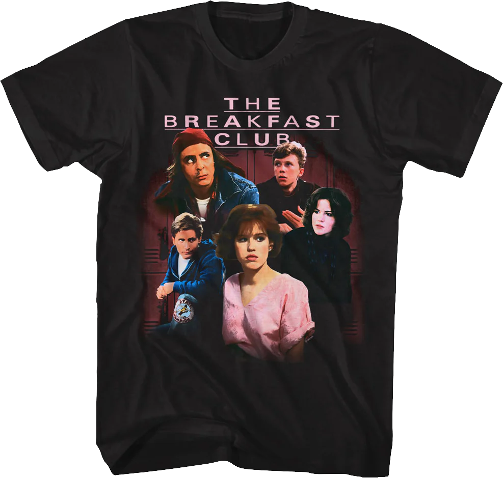 Locker Collage Breakfast Club T-Shirt