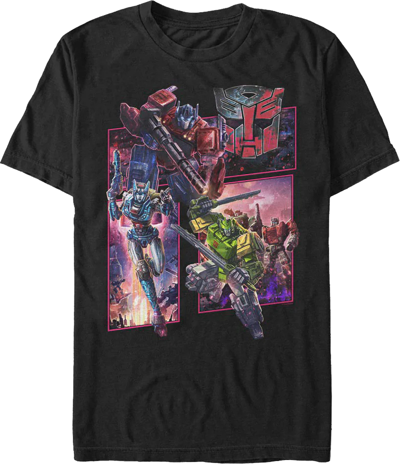 Logo And Autobots Transformers T-Shirt