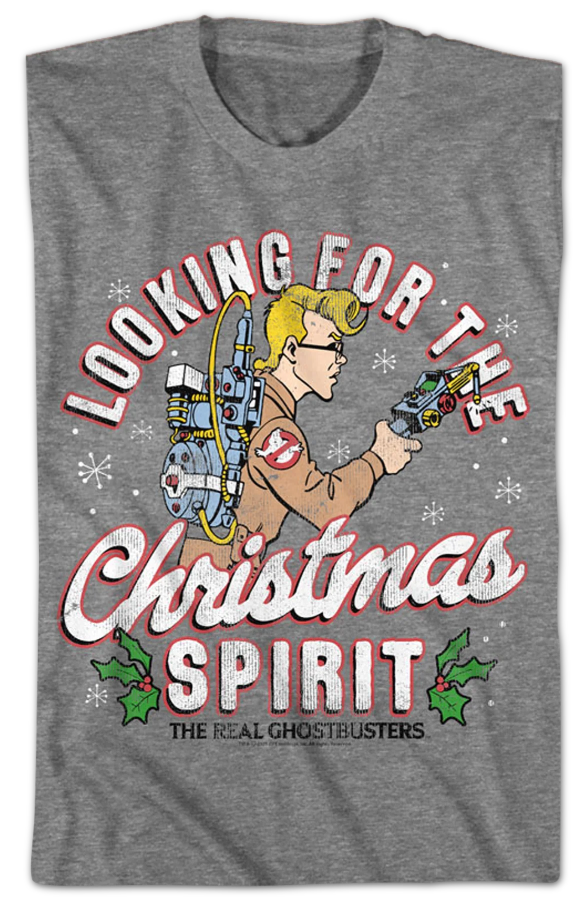 Looking For The Christmas Spirit Real Ghostbusters T-Shirt - Image 2