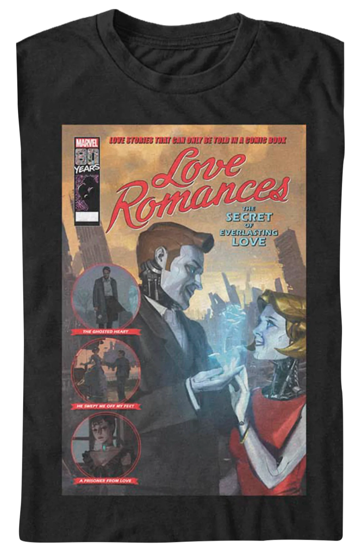 Love Romances Marvel Comics T-Shirt - Image 2