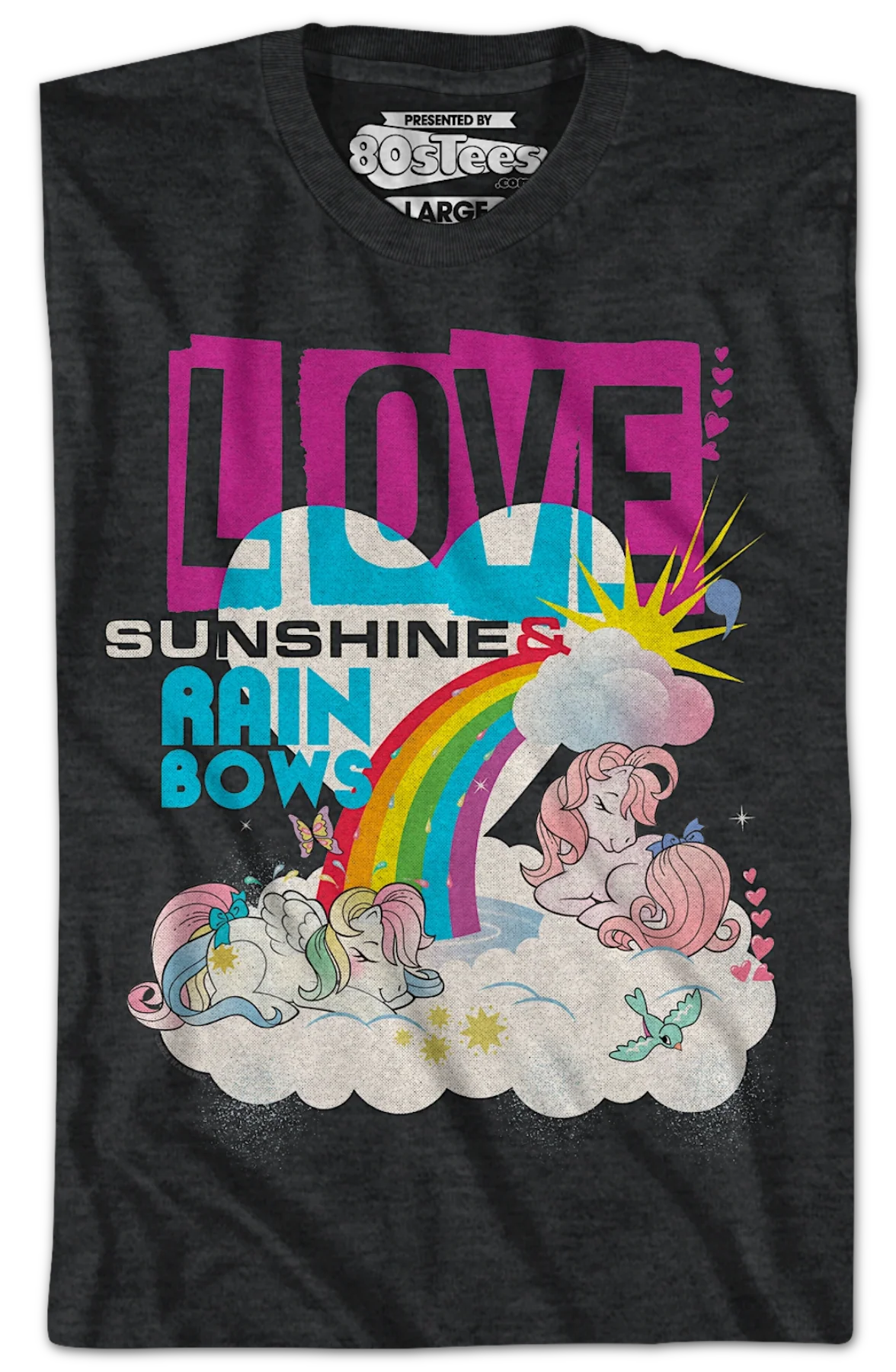 Love Sunshine & Rainbows My Little Pony T-Shirt - Image 2
