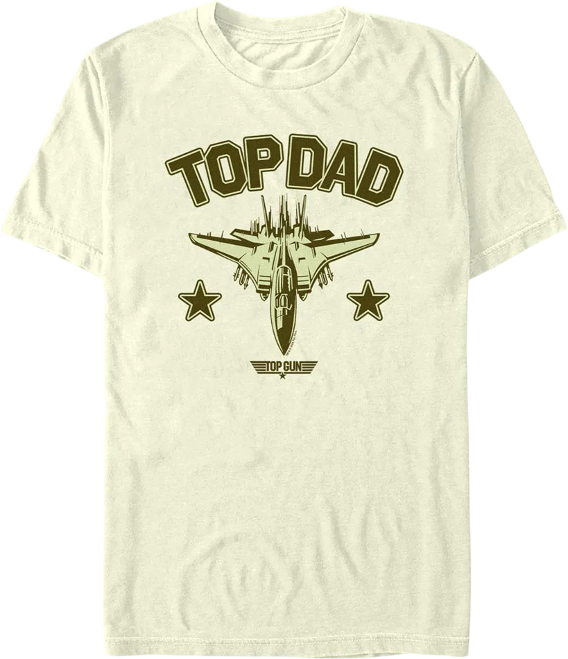 Mad Engine Top Dad Top Gun T-Shirt