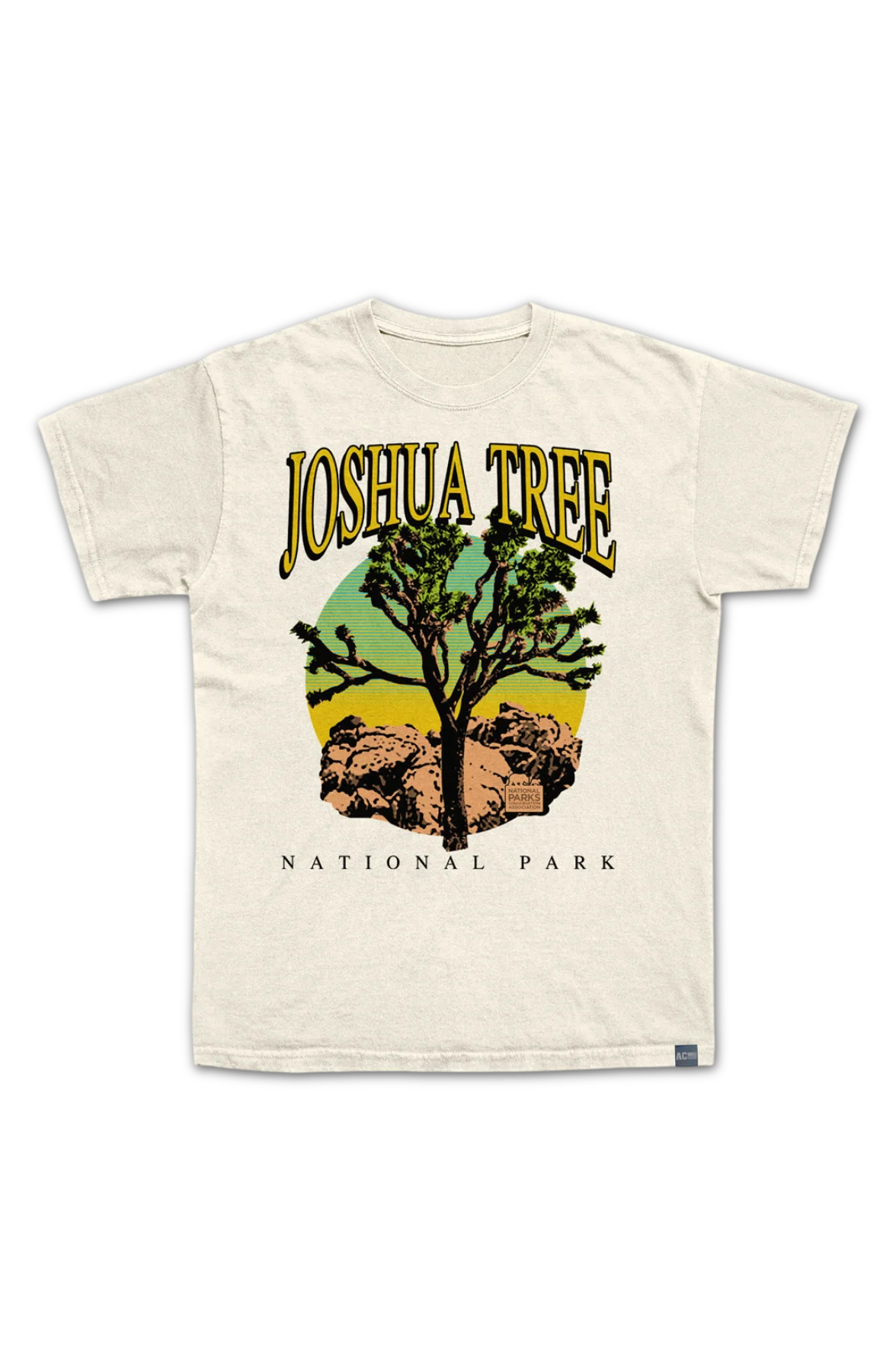 Made In USA Sky Background Joshua Tree NPCA T-Shirt - Image 2