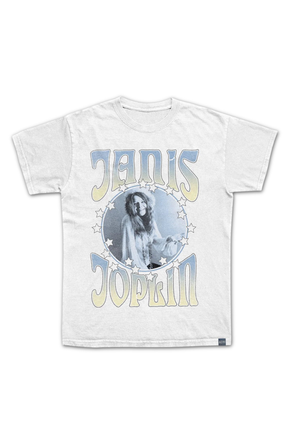 Made In USA Sparkling Star Janis Joplin T-Shirt - Image 2