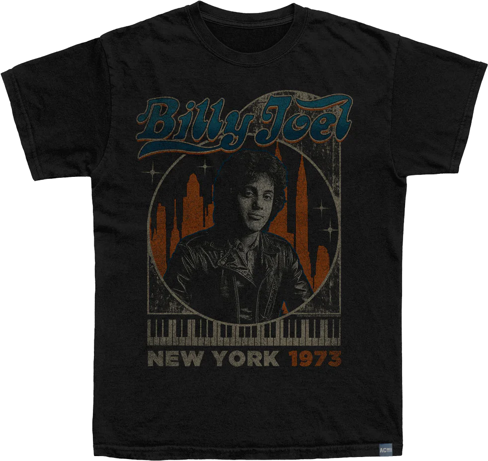 Made In USA Vintage New York 1973 Billy Joel T-Shirt