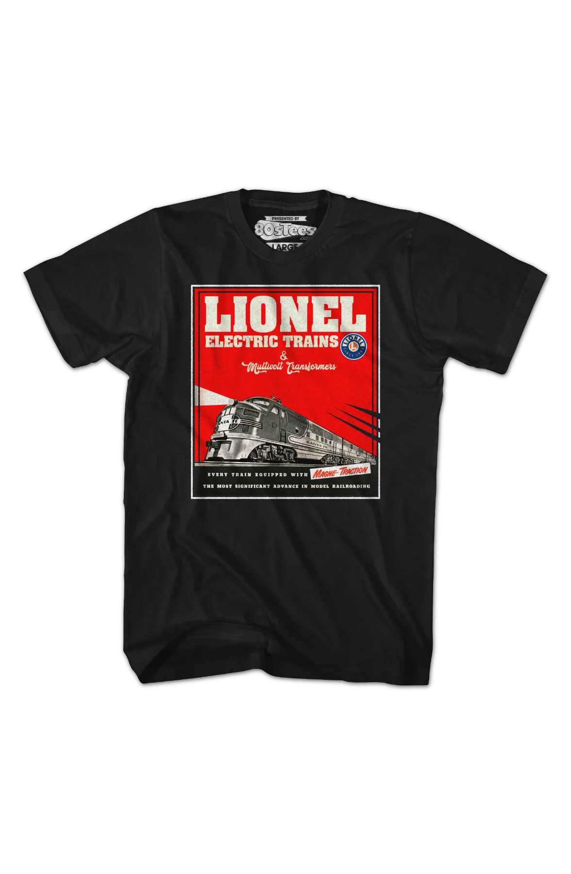Magne-Traction Lionel Trains T-Shirt - Image 2