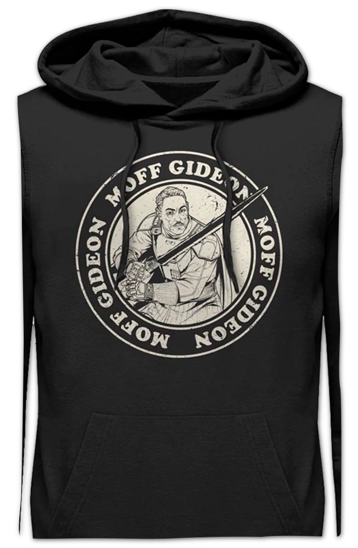 Mandalorian Distressed Moff Gideon Star Wars Hoodie - Image 2