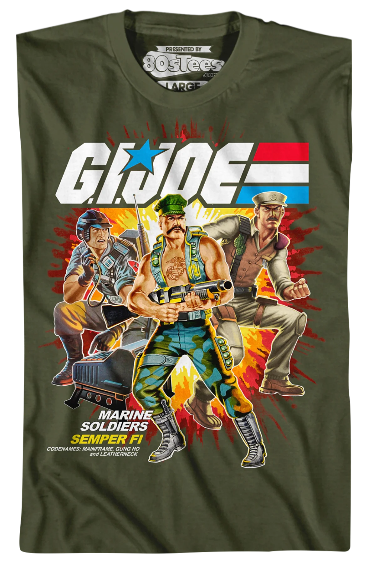 Marine Soldiers GI Joe T-Shirt - Image 2