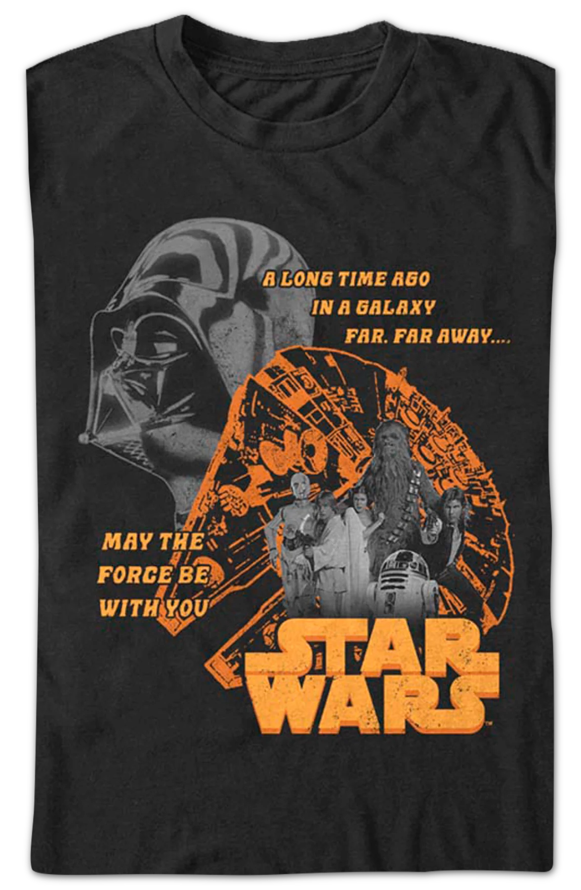 May The Force Be With You Collage Star Wars T-Shirt - Image 2