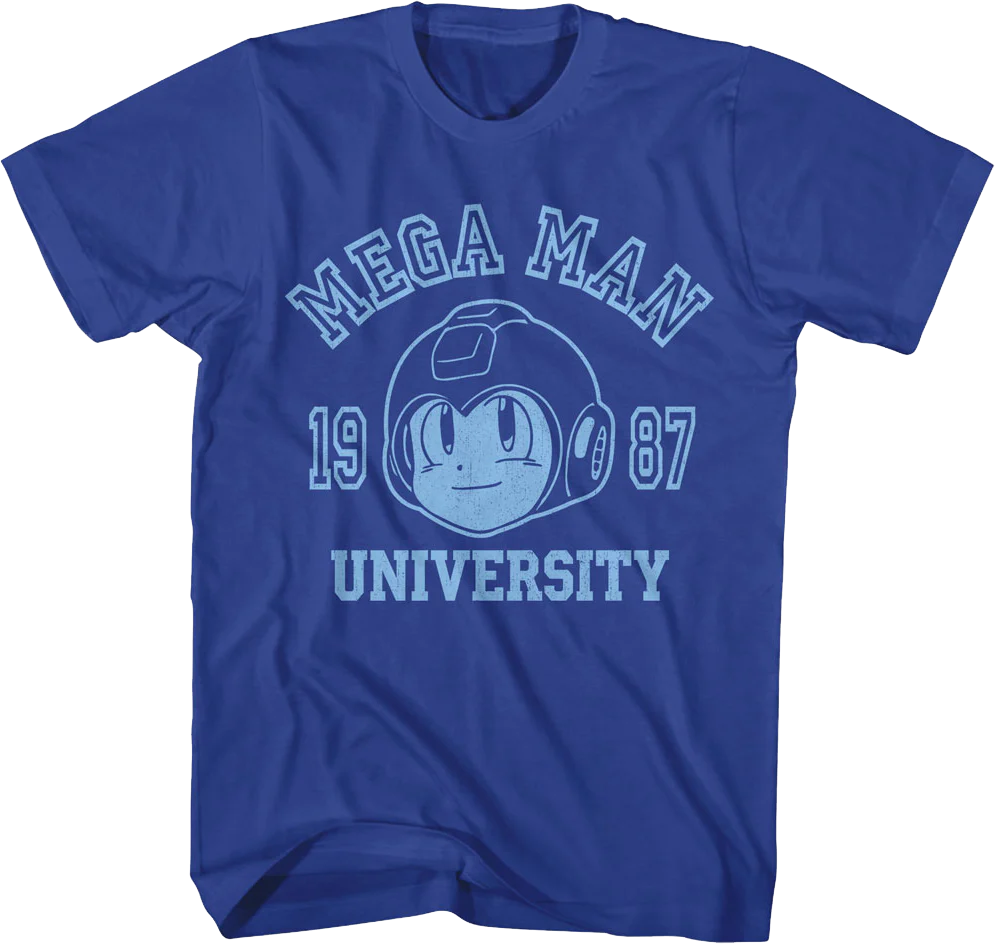 Mega Man University 1987 Mega Man T-Shirt