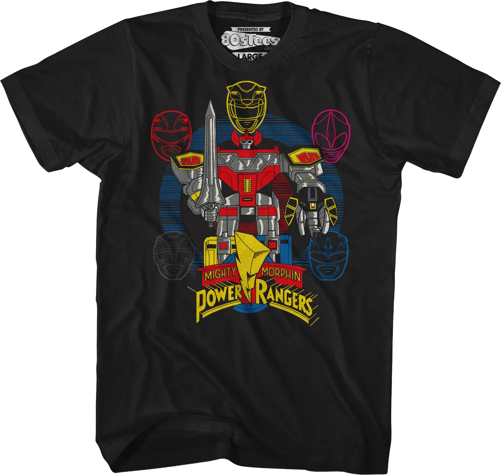 Megazord Mighty Morphin Power Rangers T-Shirt