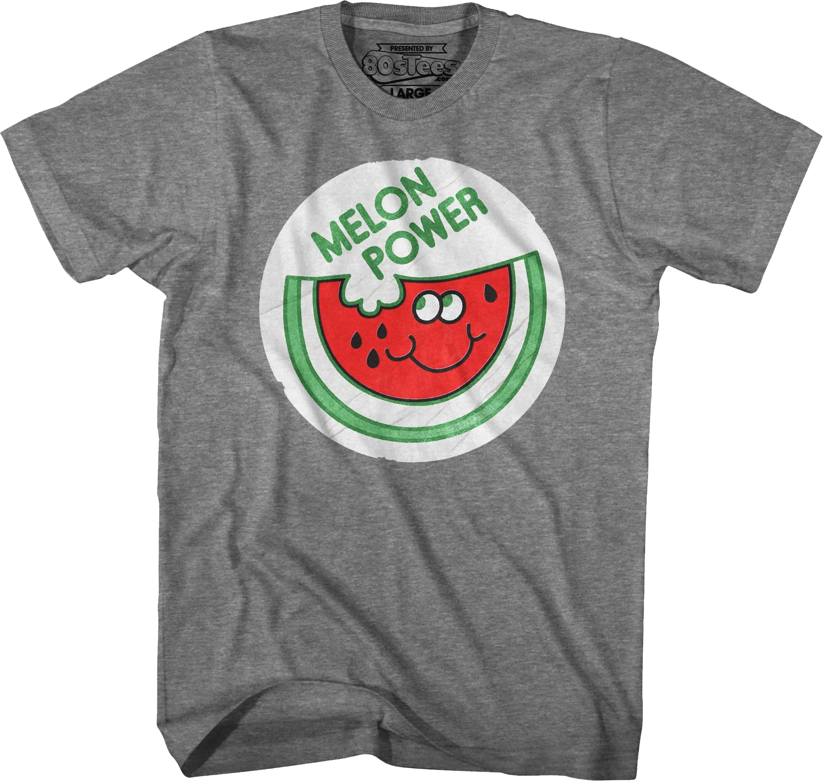 Melon Power Scratch & Sniff Sticker T-Shirt - Image 6