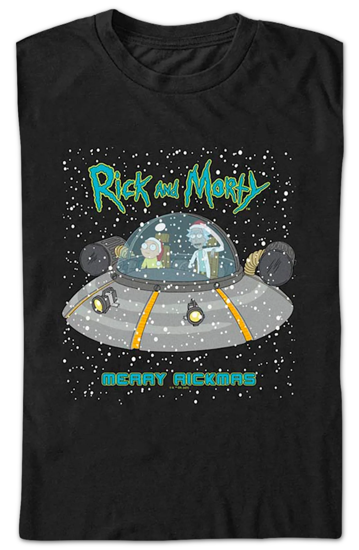Merry Rickmas Rick And Morty T-Shirt - Image 2