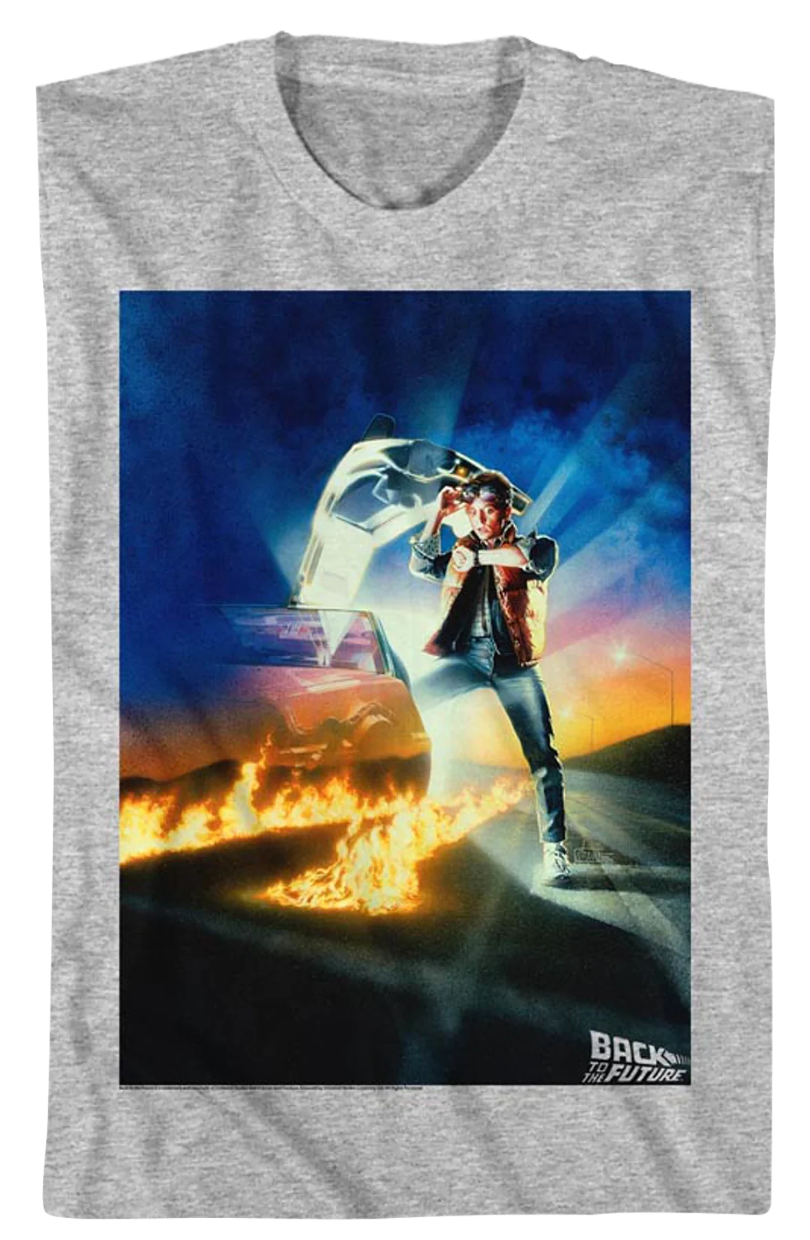 Michael J. Fox Movie Poster Back To The Future T-Shirt - Image 2