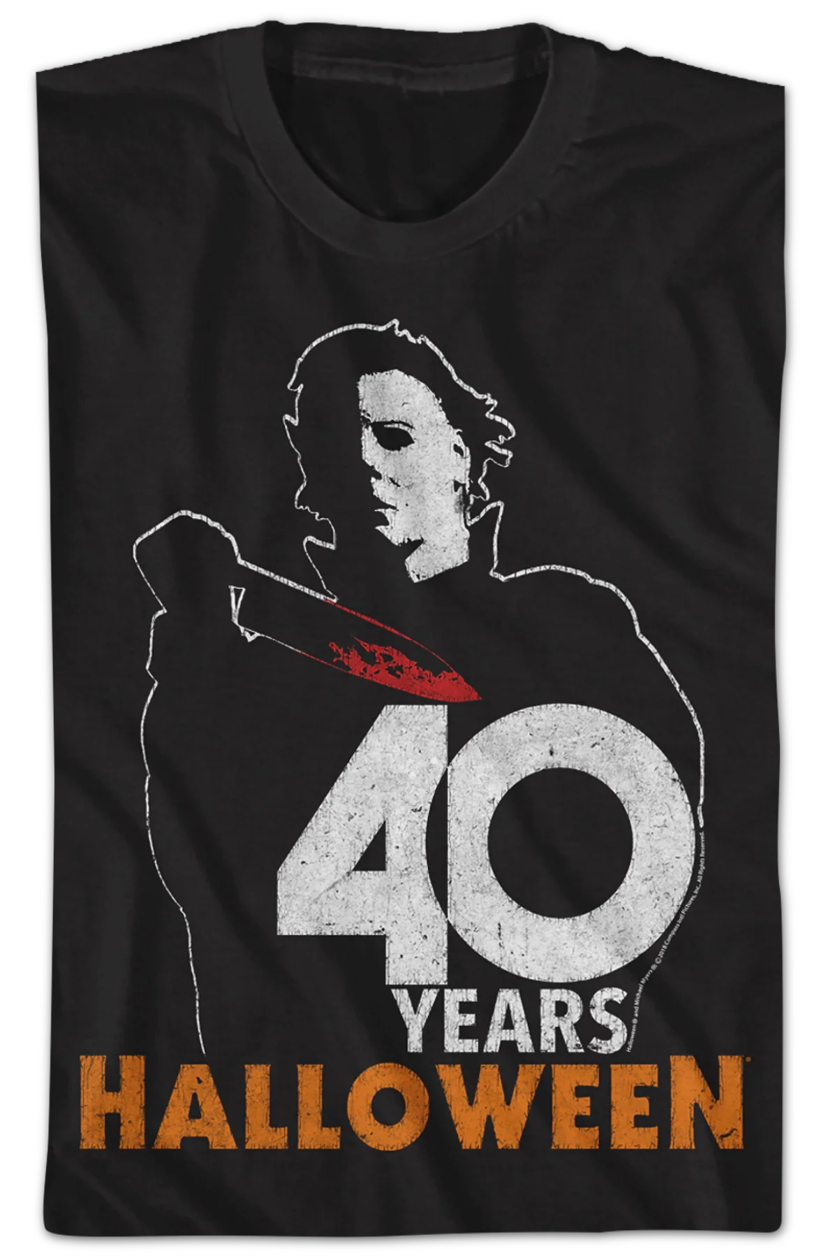 Michael Myers 40 Years Halloween T-Shirt - Image 2