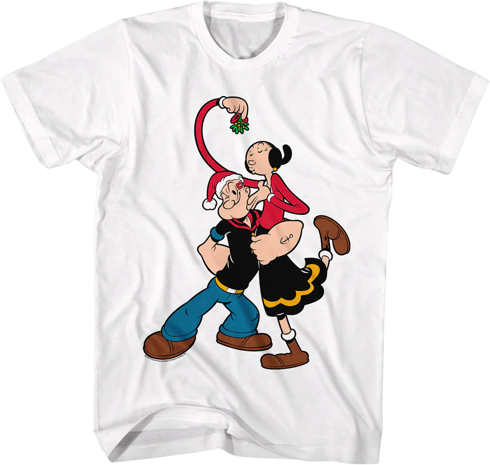 Mistletoe Popeye T-Shirt