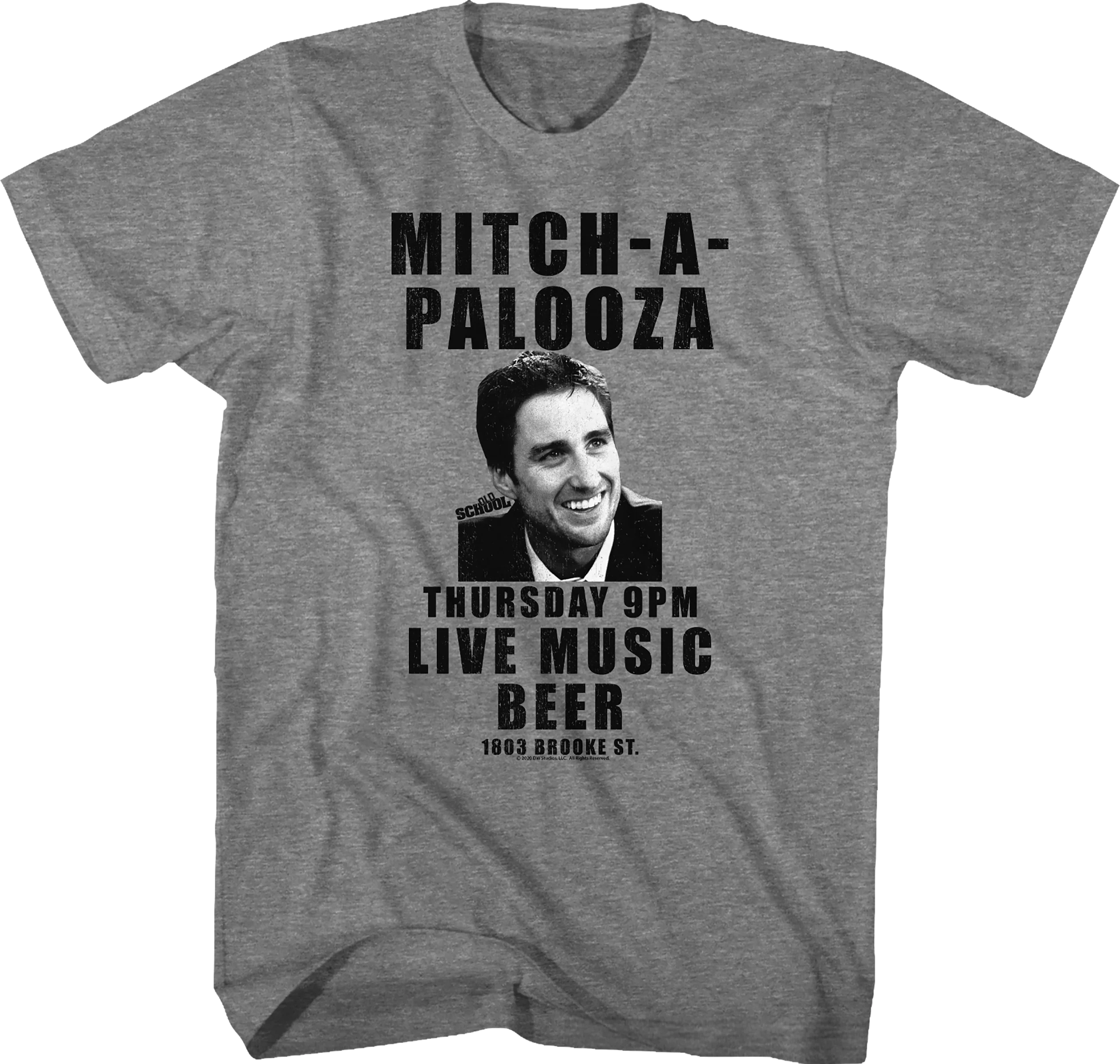 Mitch-A-Palooza Poster Old School T-Shirt