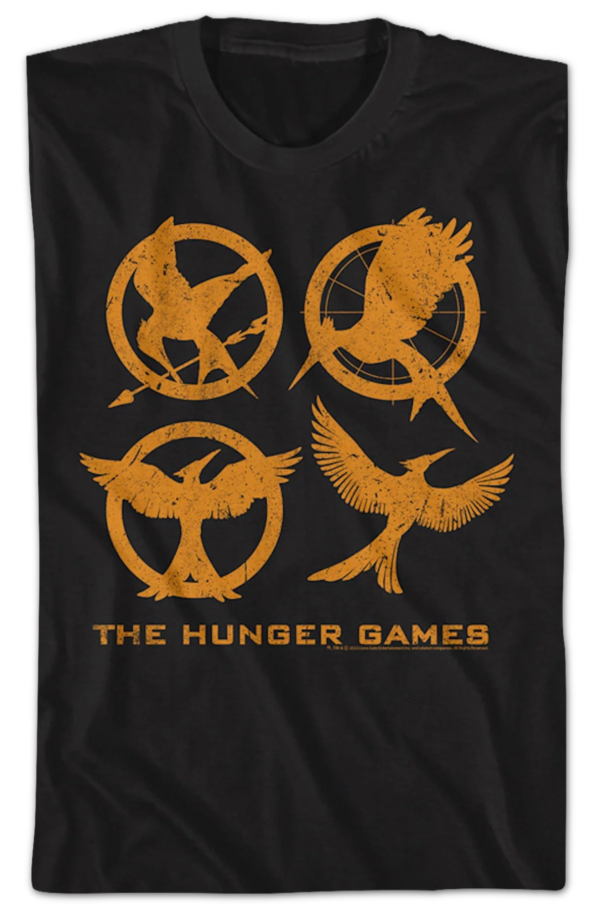 Mockingjay Logos Hunger Games T-Shirt - Image 2