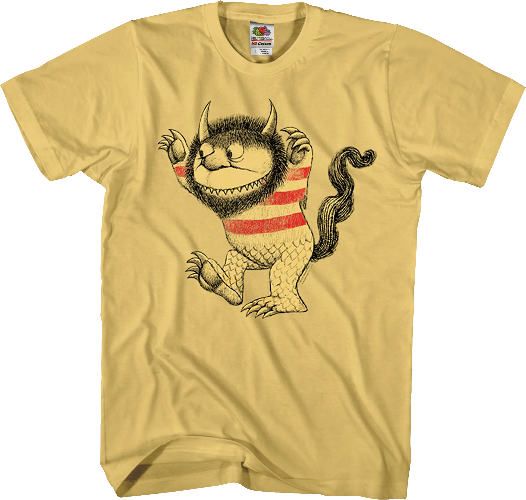 Moishe Sketch Where The Wild Things Are T-Shirt