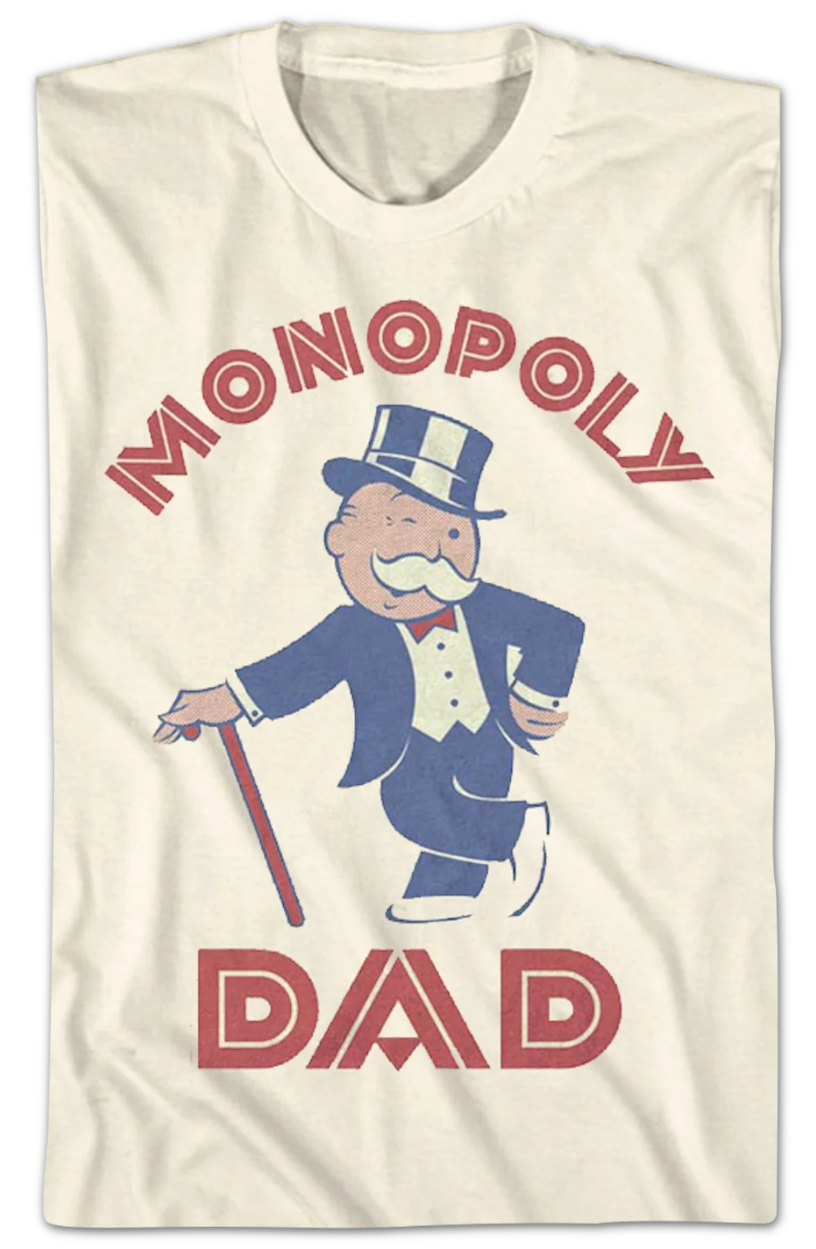 Monopoly Dad Rich Uncle Pennybags Monopoly T-Shirt - Image 2