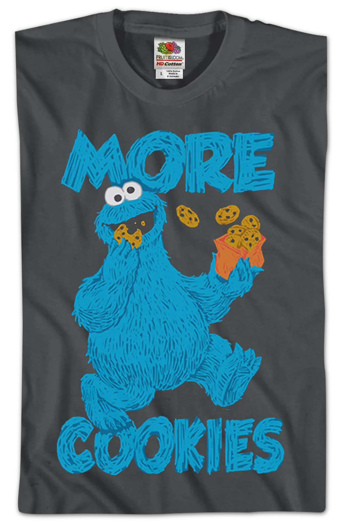 More Cookies Sesame Street T-Shirt - Image 2
