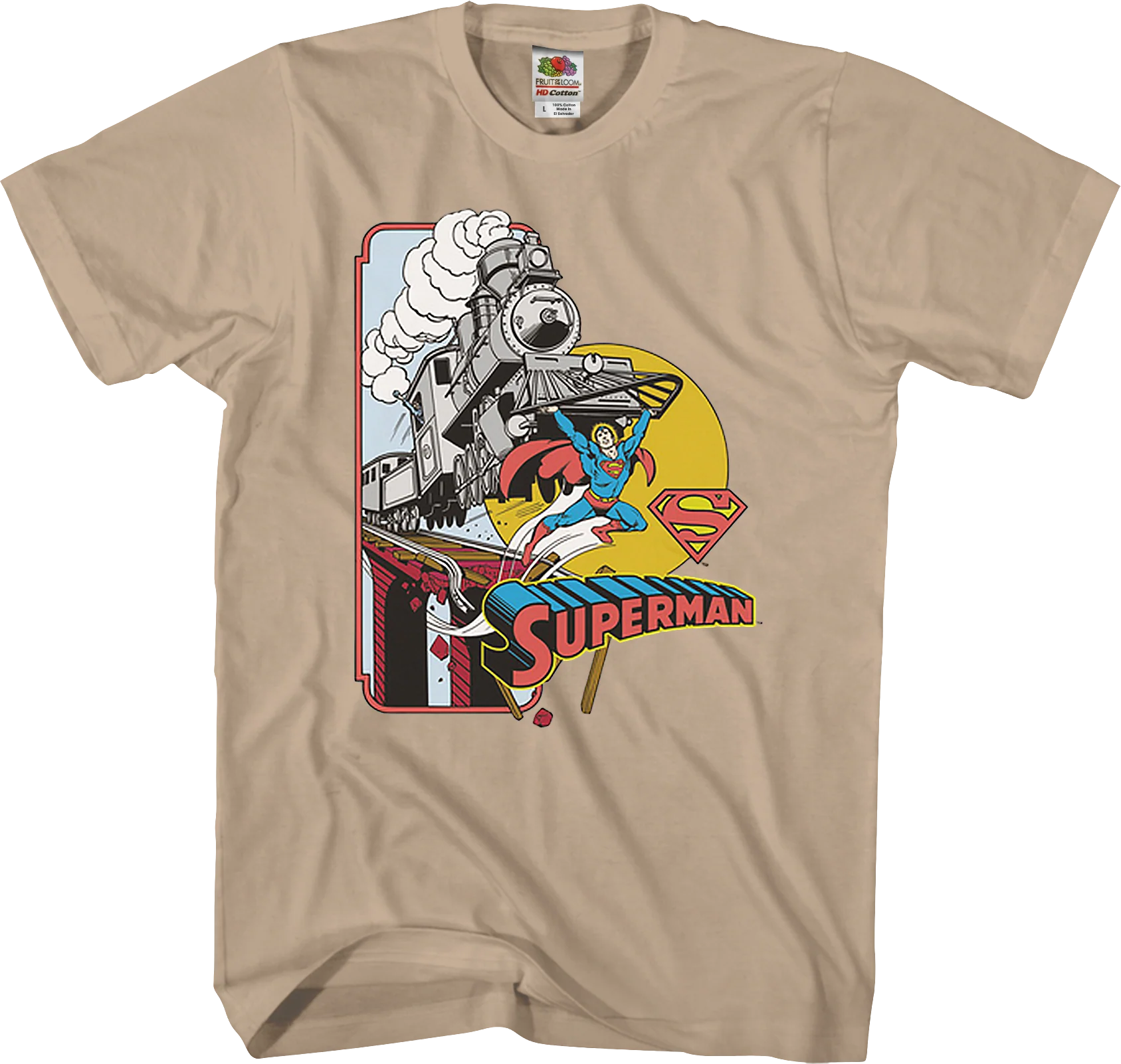 More Powerful Than A Locomotive Superman T-Shirt