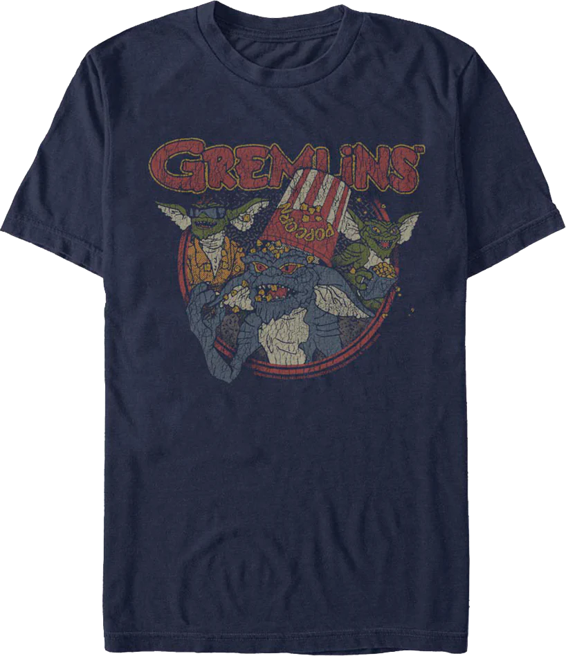 Movie Theater Popcorn Gremlins T-Shirt