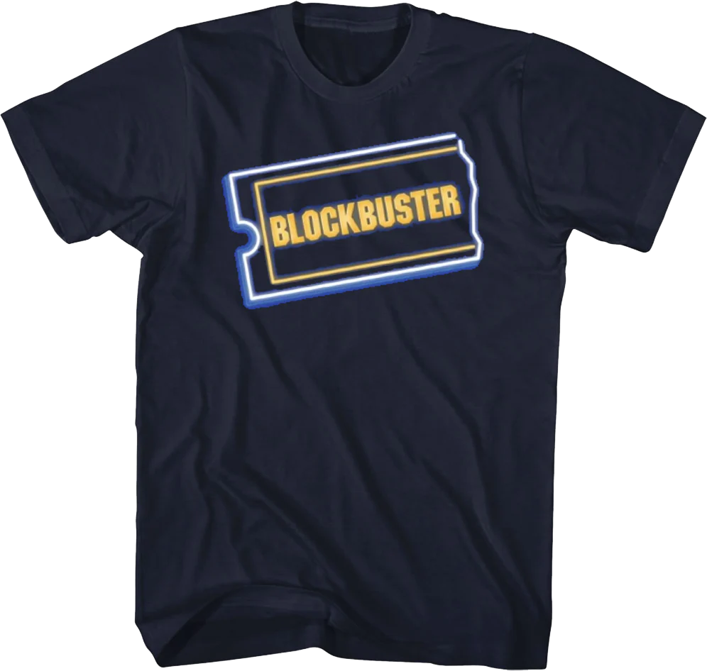Navy Blue Logo Blockbuster T-Shirt