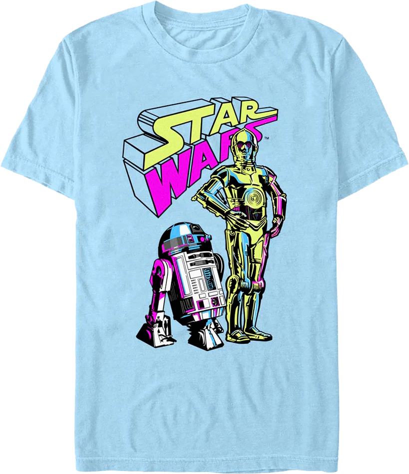 Neon Droids Star Wars T-Shirt