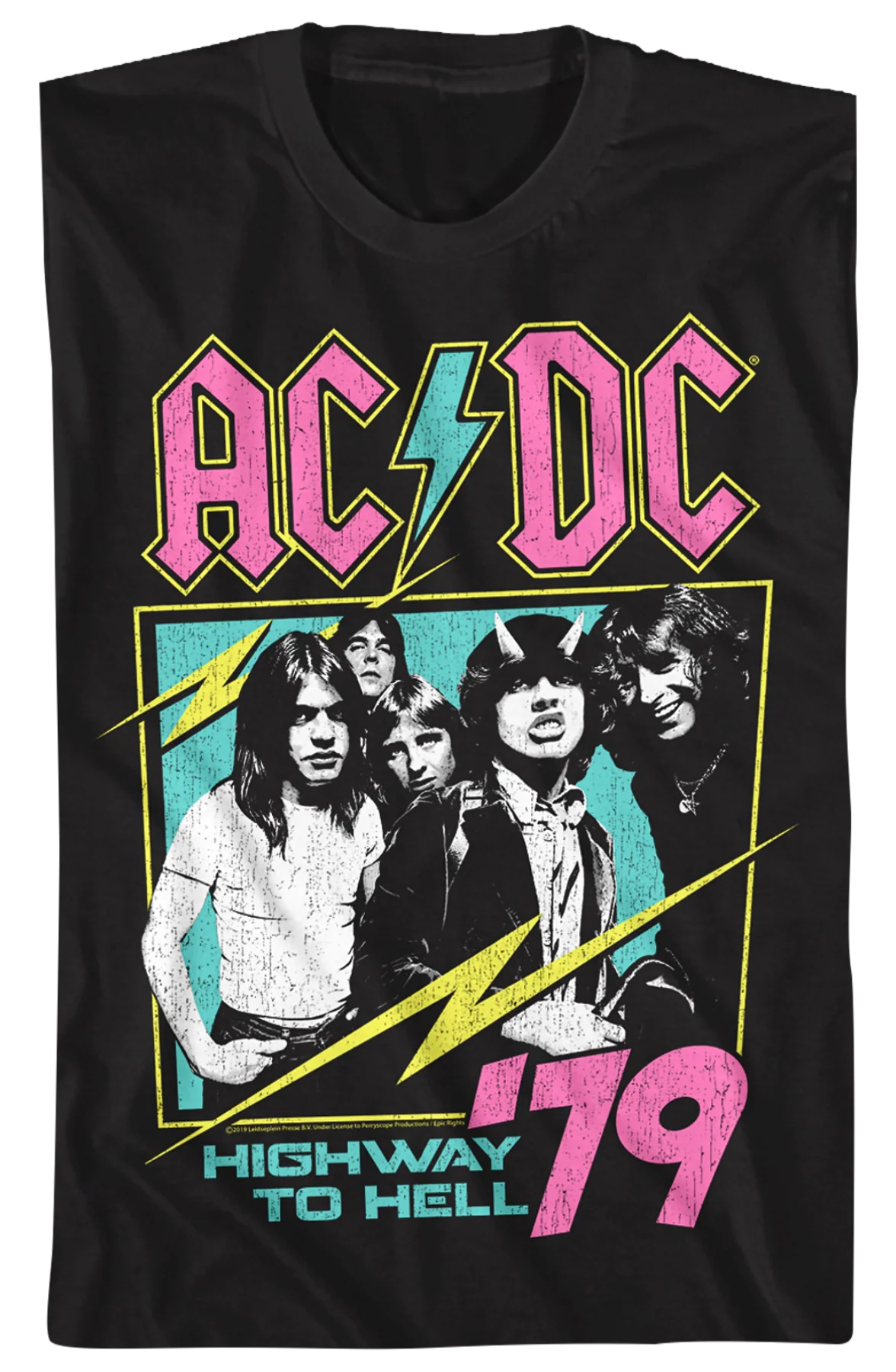 Neon Highway To Hell ACDC Shirt - Image 2