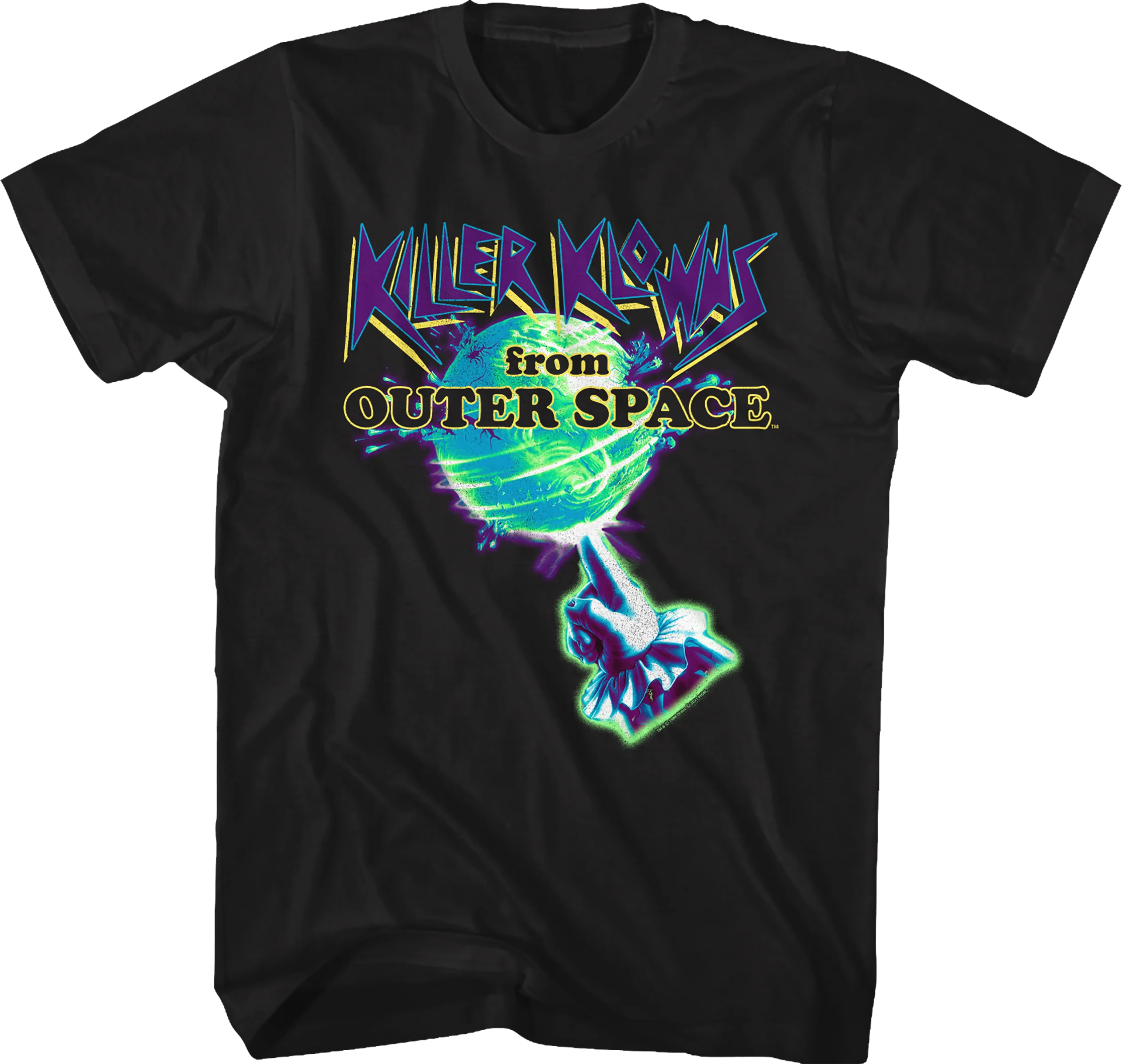 Neon Poster Killer Klowns From Outer Space T-Shirt