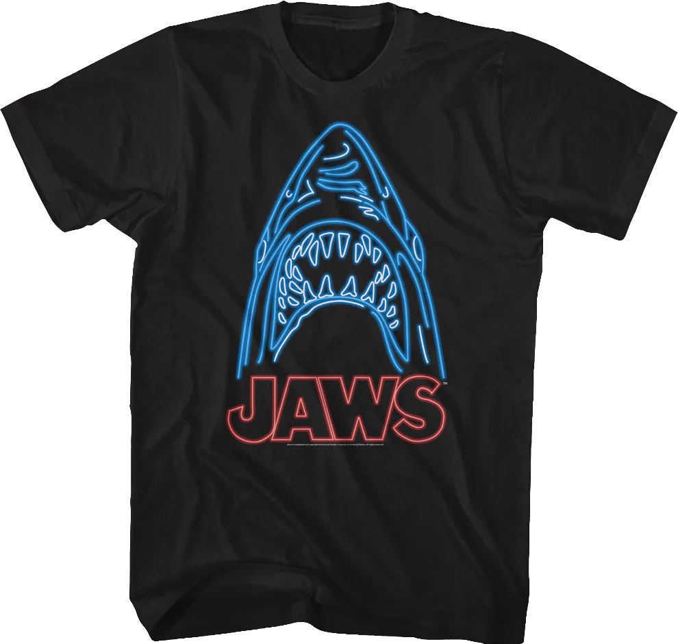 Neon Shark Jaws T-Shirt