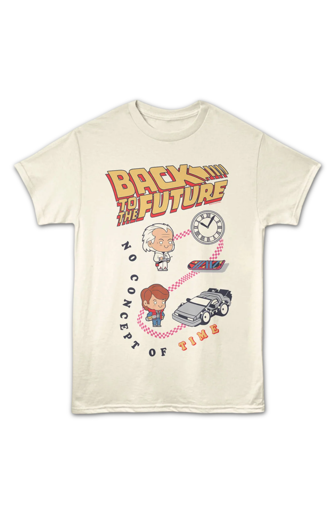 No Concept Of Time Back To The Future T-Shirt - Image 2