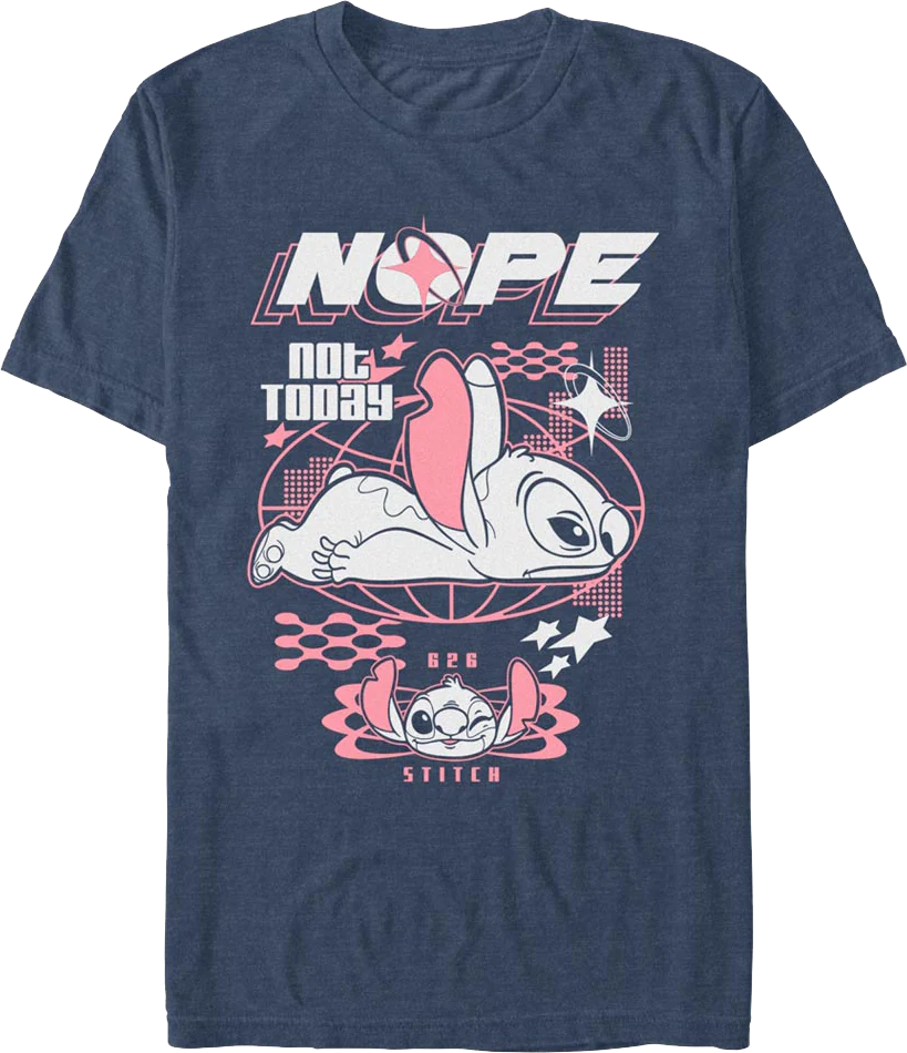 Nope Not Today Lilo & Stitch Disney T-Shirt